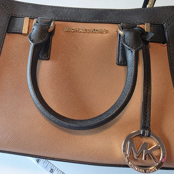 Michael Kors Black and Tan Women's Bag - Picture 5 of 5